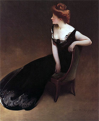 Portrait of Mrs. V (Mrs. Herman Duryea) | John White Alexander | Painting Reproduction