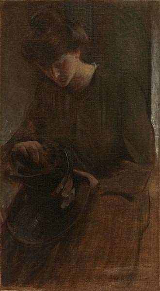 A Toiler, c.1898 | John White Alexander | Gemälde Reproduktion