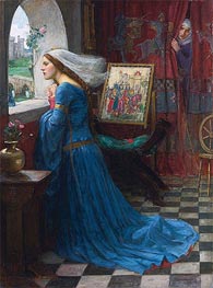 Fair Rosamund, 1916 by Waterhouse | Painting Reproduction