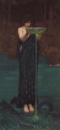 Circe Invidiosa, 1892 by Waterhouse | Painting Reproduction