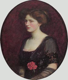 Mrs Charles Schreiber, 1912 von Waterhouse | Gemälde-Reproduktion