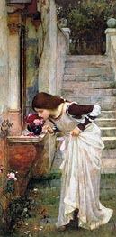 The Shrine, 1895 by Waterhouse | Painting Reproduction