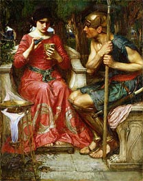 Jason and Medea, 1907 by Waterhouse | Painting Reproduction