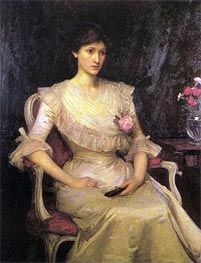 Miss Margaret Henderson, 1900 by Waterhouse | Painting Reproduction