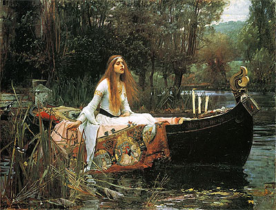The Lady of Shalott, 1888 | Waterhouse | Painting Reproduction