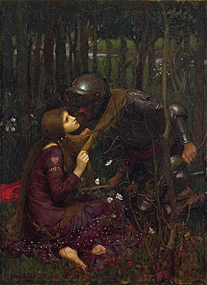 La Belle Dame sans Merci, 1893 von Waterhouse | Gemälde-Reproduktion