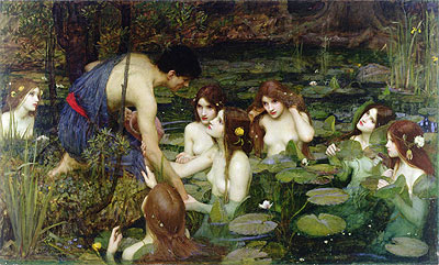 Hylas und die Nymphen, 1896 von Waterhouse | Gemälde-Reproduktion