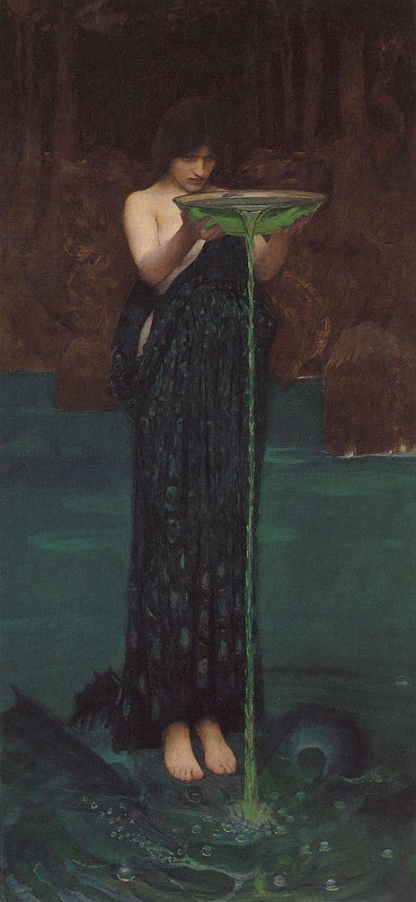 Circe Invidiosa, 1892 | Waterhouse | Gemälde Reproduktion