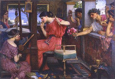 Penelope and the Suitors, 1912 | Waterhouse | Painting Reproduction