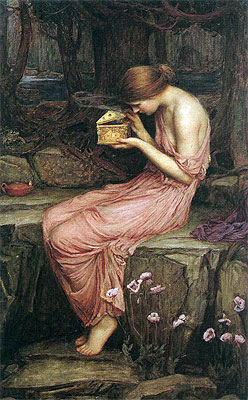 Psyche Opening the Golden Box, 1903 | Waterhouse | Painting Reproduction