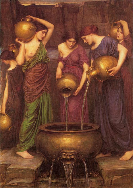 The Danaides | Waterhouse | Painting Reproduction