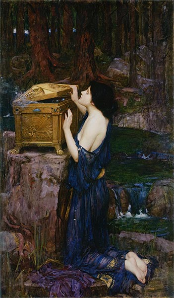Pandora | Waterhouse | Gemälde Reproduktion