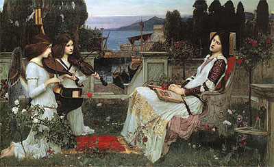 Heilige Cäcilia | Waterhouse | Gemälde Reproduktion