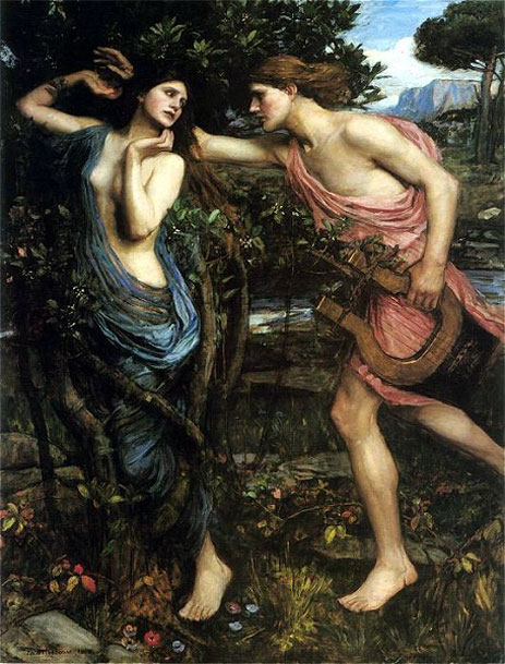 Apollo and Daphne, 1908 | Waterhouse | Painting Reproduction