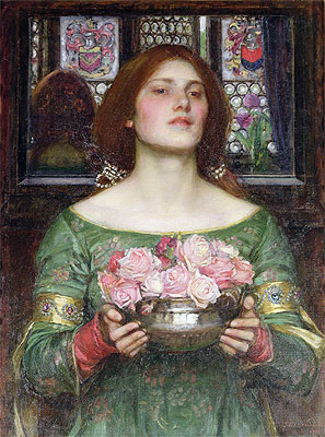 Gather Ye Rosebuds While Ye May, 1908 | Waterhouse | Painting Reproduction