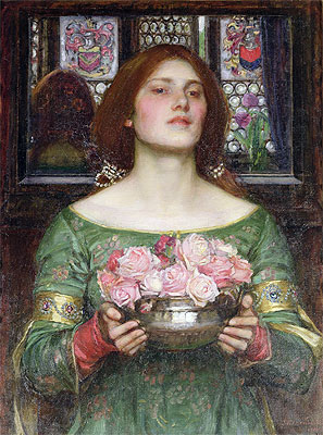 Gather Ye Rosebuds While Ye May | Waterhouse | Painting Reproduction