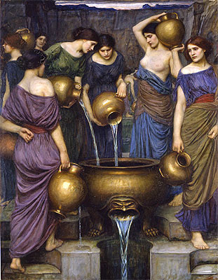The Danaides, 1906 | Waterhouse | Painting Reproduction