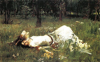 Ophelia, 1889 | Waterhouse | Painting Reproduction