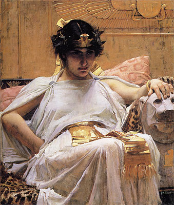 Kleopatra | Waterhouse | Gemälde Reproduktion