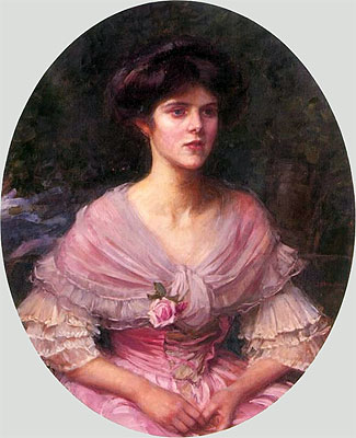 Mrs A. P. Henderson, 1908 | Waterhouse | Gemälde Reproduktion