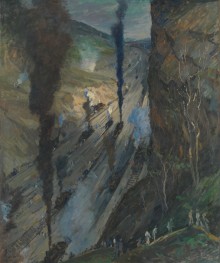 The Conquerors (Culebra Cut, Panama Canal) | Jonas Lie | Painting Reproduction