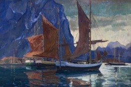 In Northern Seas | Jonas Lie | Painting Reproduction