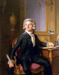 Portrait of a Gentleman (Jean-Baptiste-Francois Dupre), c.1782 by Joseph-Siffred Duplessis | Painting Reproduction