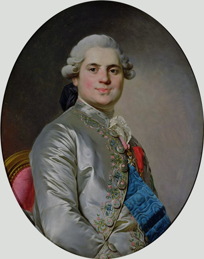 Portrait of Louis of France, Count of Provence, future King Louis XVIII, 1778 | Joseph-Siffred Duplessis | Painting Reproduction