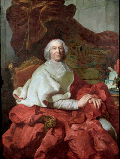 Cardinal Andre Hercule de Fleury, Bishop of Fregus and Prime Minister to Louis XV, Undated | Joseph-Siffred Duplessis | Painting Reproduction