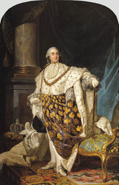 Louis XVI in Coronation Robes, a. 1774 | Joseph-Siffred Duplessis | Painting Reproduction