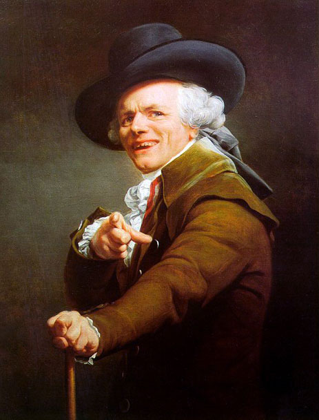 Self Portrait, c.1793 by Joseph Ducreux | Painting Reproduction