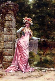 In the Garden, Undated by Soulacroix | Painting Reproduction