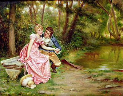 The Lovers, n.d. | Soulacroix | Painting Reproduction