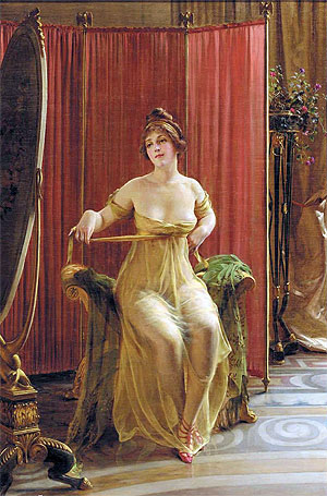 In the Dressing Room, Undated | Soulacroix | Painting Reproduction