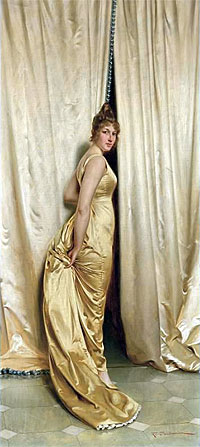The Yellow Dress, Undated | Soulacroix | Painting Reproduction