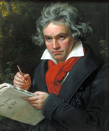 Portrait of Beethoven, 1820 | Joseph Karl Stieler | Painting Reproduction