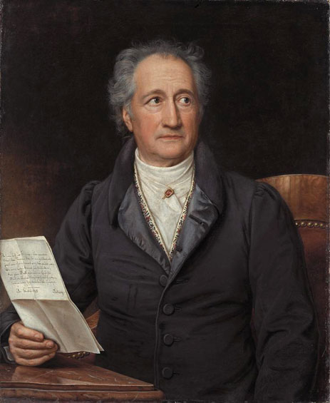 Portrait of Johann Wolfgang von Goethe, 1828 | Joseph Karl Stieler | Gemälde Reproduktion