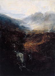 Morning amongst the Coniston Fells, Cumberland, 1798 von J. M. W. Turner | Gemälde-Reproduktion