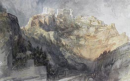 Ehrenbreitstein, 1817 von J. M. W. Turner | Gemälde-Reproduktion