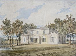 Mansion with Wooded Grounds, undated by J. M. W. Turner | Painting Reproduction