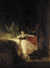Rembrandt's Daughter Reading a Letter, 1827 von J. M. W. Turner | Gemälde-Reproduktion