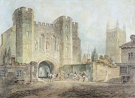 King Edgar's Gate, Worcester, c.1794 von J. M. W. Turner | Gemälde-Reproduktion