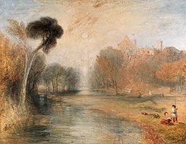 Schloss Rosenau, Coburg, undated von J. M. W. Turner | Gemälde-Reproduktion