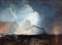 Staffa, Fingal's Cave, undated by J. M. W. Turner | Painting Reproduction