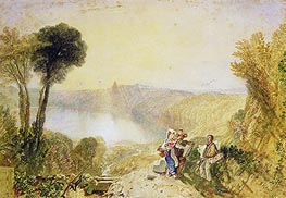 Lake Albano, undated by J. M. W. Turner | Painting Reproduction