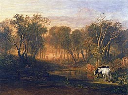 The Forest of Bere, c.1808 von J. M. W. Turner | Gemälde-Reproduktion
