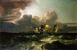 Ships Bearing up for Anchorage (The Egremont Sea Piece) | J. M. W. Turner | Painting Reproduction