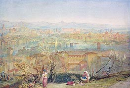 Rome from San Pietro, undated by J. M. W. Turner | Painting Reproduction