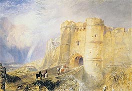 Carisbrook Castle, Isle of Wight, undated von J. M. W. Turner | Gemälde-Reproduktion