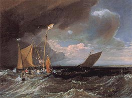 Seascape with a Squall Coming Up | J. M. W. Turner | Painting Reproduction